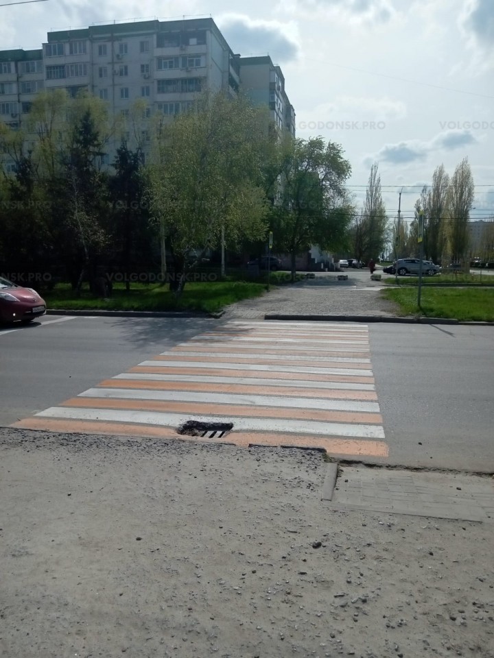 В Волгодонске разметку на пешеходных «зебрах» обещают сделать до 15 мая